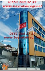 Sirket Icin Bayrak Diregi 4 191x300, Bayrak Direği / Bayrak Direği İmalatı