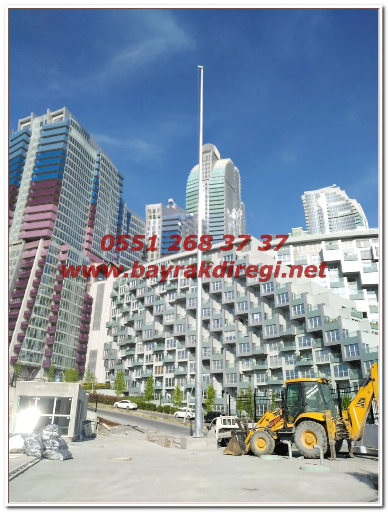 Bayrak Diregi Galvaniz 12, Bayrak Direği / Bayrak Direği İmalatı