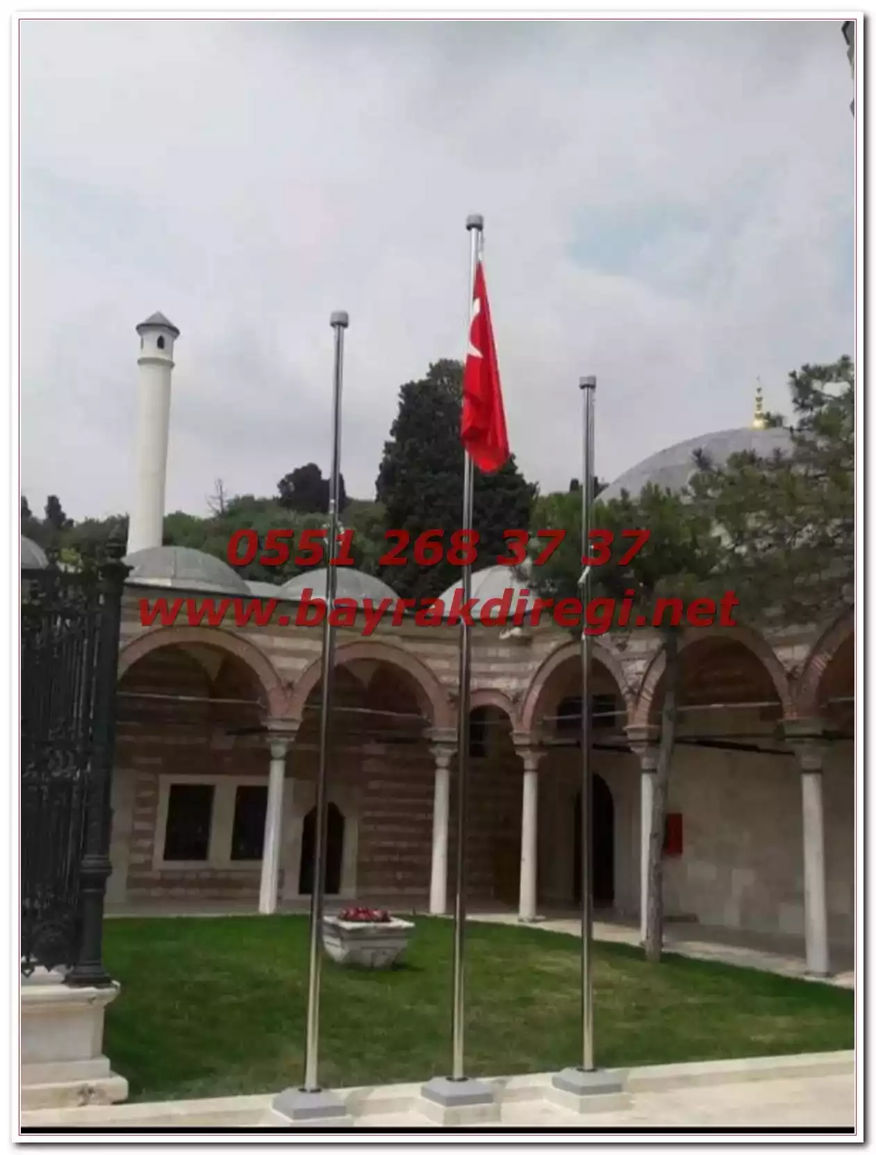 Bayrak Diregi Paslanmaz 12, Bayrak Direği / Bayrak Direği İmalatı