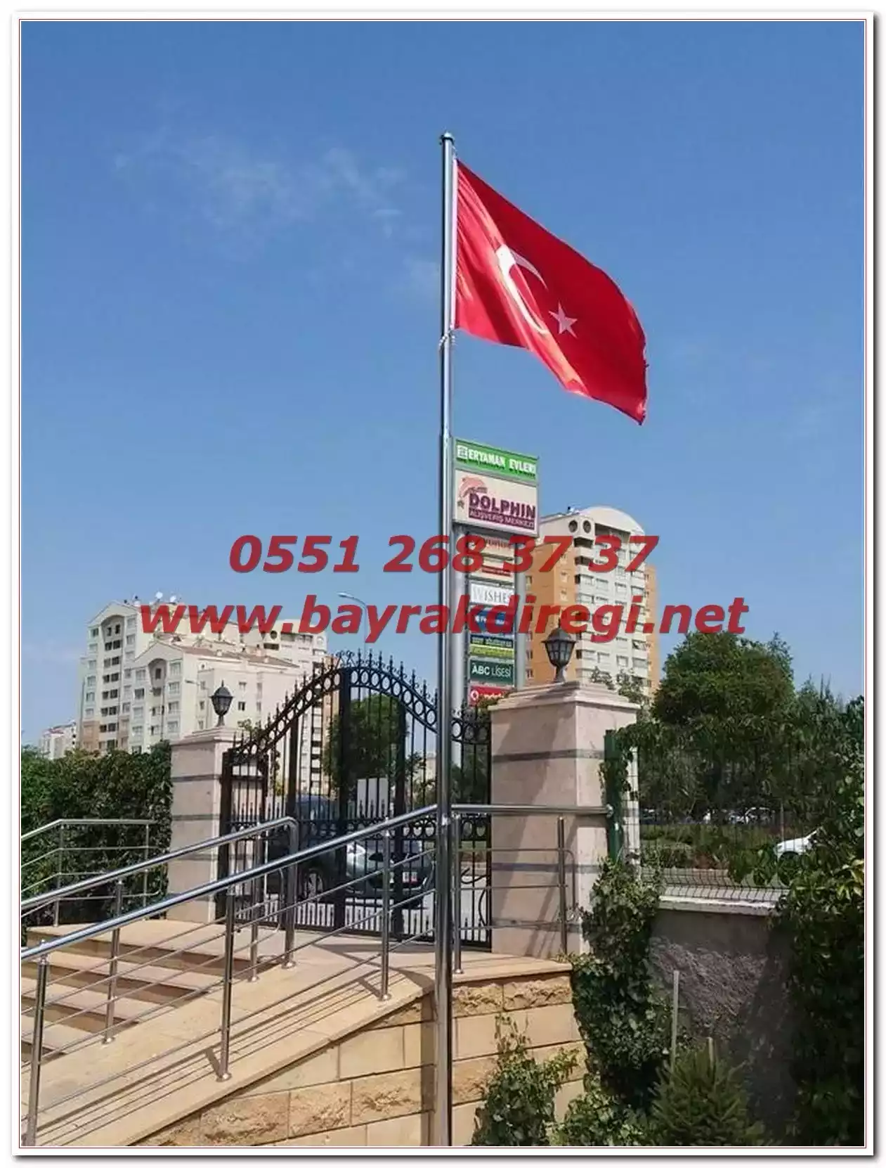 Bayrak Diregi Paslanmaz 7 1, Bayrak Direği / Bayrak Direği İmalatı